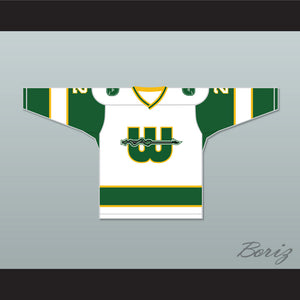WHA 1973-74 New England Whalers Rick Ley 2 Home Hockey Jersey