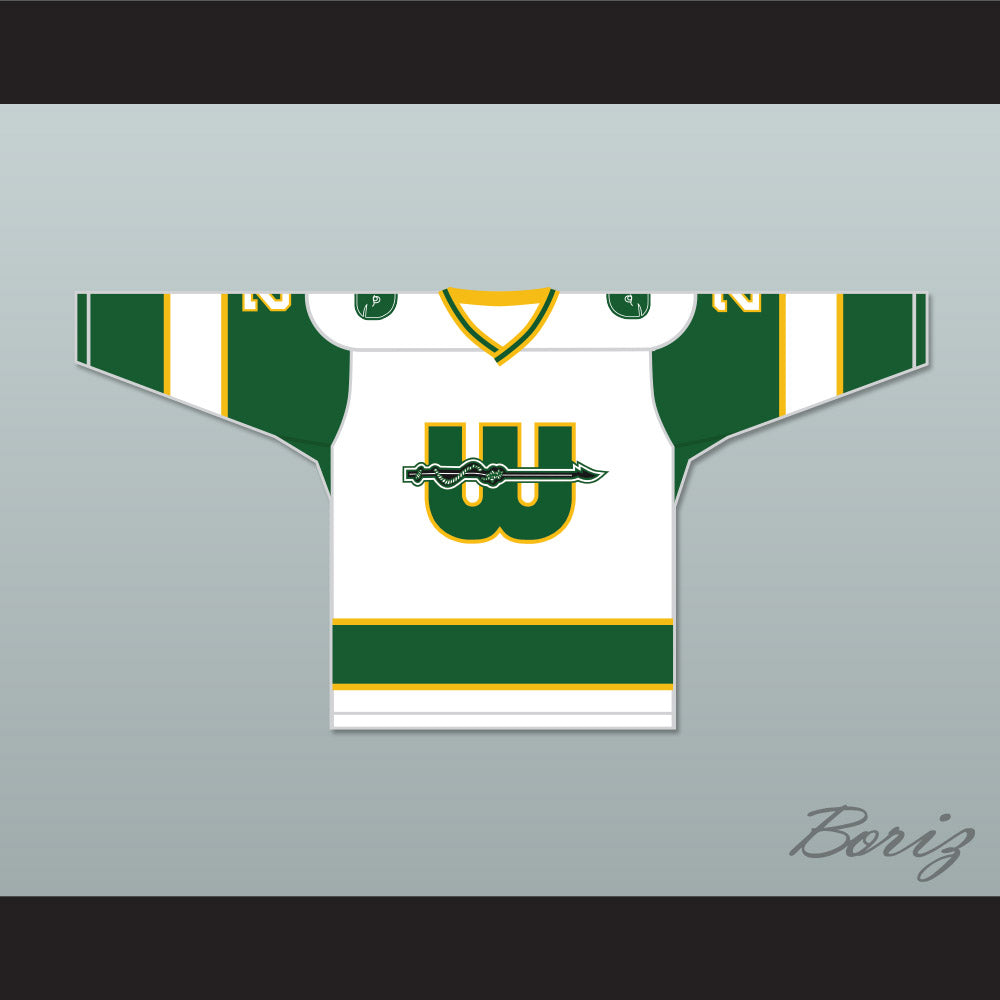 WHA 1973-74 New England Whalers Rick Ley 2 Home Hockey Jersey