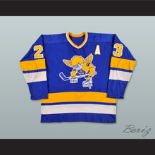 Load image into Gallery viewer, 1974-75 WHA Minnesota Fighting Saints Mike McMahon 23 Away Hockey Jersey