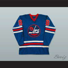 Load image into Gallery viewer, WHA 1974-75 Winnipeg Jets Perry Miller 8 Away Hockey Jersey