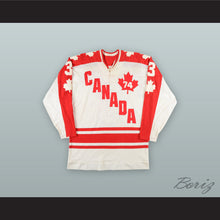 Load image into Gallery viewer, 1974 WHA J.C. Tremblay 3 Team Canada White Hockey Jersey