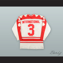Load image into Gallery viewer, 1974 WHA J.C. Tremblay 3 Team Canada White Hockey Jersey