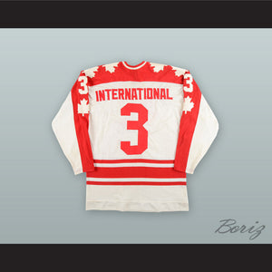 1974 WHA J.C. Tremblay 3 Team Canada White Hockey Jersey
