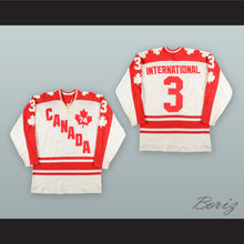 Load image into Gallery viewer, 1974 WHA J.C. Tremblay 3 Team Canada White Hockey Jersey