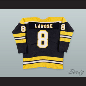 WHA 1975-76 Claude Larose 8 Cincinnati Stingers Hockey Jersey