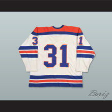 Load image into Gallery viewer, WHA 1975-76 San Diego Mariners Ernie Wakely 31 Home Hockey Jersey