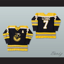 Load image into Gallery viewer, WHA 1976-77 Cincinnati Stingers Rich Leduc 7 Away Hockey Jersey