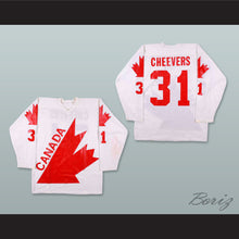 Load image into Gallery viewer, 1976 Gerry Cheevers 31 Canada Cup Hockey Jersey