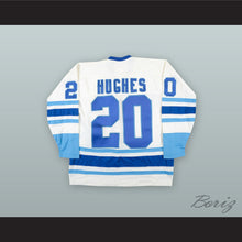 Load image into Gallery viewer, 1977-78 WHA John Hughes 20 Houston Aeros White Hockey Jersey