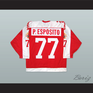 1977 Phil Esposito 77 Canada Hockey Jersey