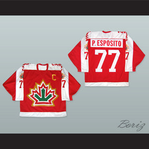 1977 Phil Esposito 77 Canada Hockey Jersey