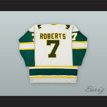 Load image into Gallery viewer, 1978 WHA Gordie Roberts 7 New England Whalers White Hockey Jersey