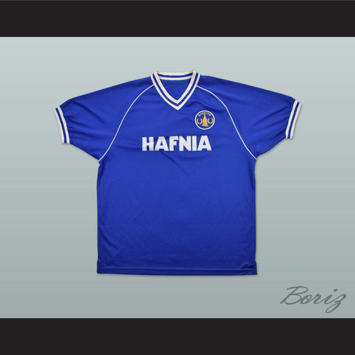 1982-1983 Everton Liverpool FC Blue Soccer Jersey