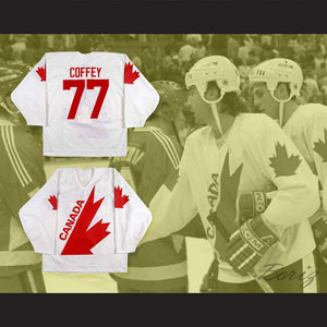 1987 Paul Coffey 77 Team Canada Canada Cup Hockey Jersey