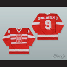Load image into Gallery viewer, 1988 Jarolsaw Morawiecki 9 Team Poland Hockey Jersey
