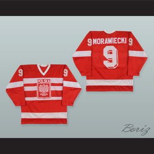 1988 Jarolsaw Morawiecki 9 Team Poland Hockey Jersey