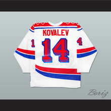 Load image into Gallery viewer, Alexi Kovalev 14 Russian National Team White Hockey Jersey