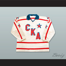 Load image into Gallery viewer, 1995-96 Viktor Belyakov 13 SKA Saint Petersburg White Hockey Jersey
