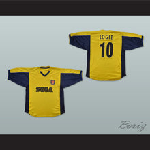 Load image into Gallery viewer, 1999-2001 Logie 10 Arsenal London FC Yellow Soccer Jersey