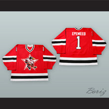 Load image into Gallery viewer, Vitali Yeremeyev 1 Russian Penguins Red Hockey Jersey