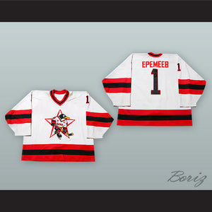 Vitali Yeremeyev 1 Russian Penguins White Hockey Jersey