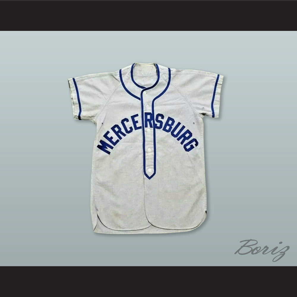Mercersburg Academy Light Gray Baseball Jersey
