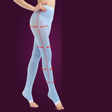 Load image into Gallery viewer, 1pair Varicose Veins Compression Burn Fat Super Thin Sleeping overnight Slimming Stockings lady's Beauty Leg Slim legging Patch