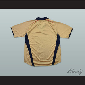 2001-2002 Arsenal London FC Old Gold Soccer Jersey