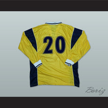 Load image into Gallery viewer, 2002-2003 Style Ukraine National Team Home Yellow Long Sleeve Soccer Jersey