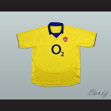 Load image into Gallery viewer, 2003-2005 Arsenal London FC Yellow Soccer Jersey