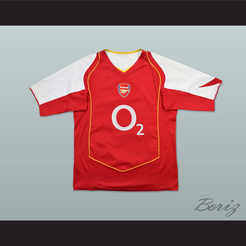 2004-2005 Arsenal London FC Red Soccer Jersey