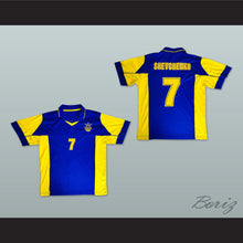 Load image into Gallery viewer, 2004-2005 Style Andriy Shevchenko 7 Ukraine National Team Away Blue Soccer Jersey