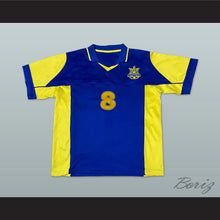 Load image into Gallery viewer, 2004-2005 Style Ruslan Rotan 8 Ukraine National Team Away Blue Soccer Jersey