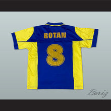 Load image into Gallery viewer, 2004-2005 Style Ruslan Rotan 8 Ukraine National Team Away Blue Soccer Jersey