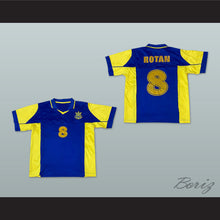 Load image into Gallery viewer, 2004-2005 Style Ruslan Rotan 8 Ukraine National Team Away Blue Soccer Jersey