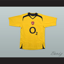 Load image into Gallery viewer, 2005-2006 Arsenal London FC Yellow Soccer Jersey