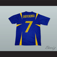 Load image into Gallery viewer, 2006-2008 Style Andriy Shevchenko 7 Ukraine National Team Away Blue Soccer Jersey