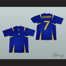 Load image into Gallery viewer, 2006-2008 Style Andriy Shevchenko 7 Ukraine National Team Away Blue Soccer Jersey