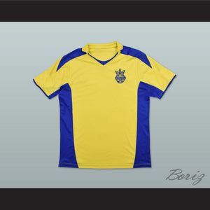 2008-2009 Style Ukraine National Team Home Yellow Soccer Jersey