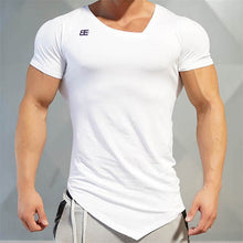 Load image into Gallery viewer, 2018 Gyms Bodyengineers Summer The Stadium Shark Stringer T-shirt Man Bodybuilding And Fitness Crime Short Sleeve T-shirt