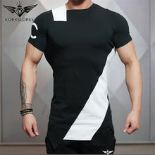 Load image into Gallery viewer, 2018 Gyms Bodyengineers Summer The Stadium Shark Stringer T-shirt Man Bodybuilding And Fitness Crime Short Sleeve T-shirt