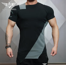 Load image into Gallery viewer, 2018 Gyms Bodyengineers Summer The Stadium Shark Stringer T-shirt Man Bodybuilding And Fitness Crime Short Sleeve T-shirt