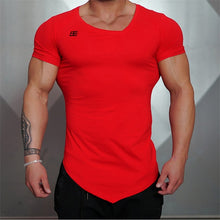 Load image into Gallery viewer, 2018 Gyms Bodyengineers Summer The Stadium Shark Stringer T-shirt Man Bodybuilding And Fitness Crime Short Sleeve T-shirt