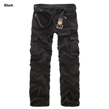 Load image into Gallery viewer, 2019 High Quality Men's Cargo Pants Casual Loose Multi Pocket Military Pants Long Trousers for Men Camo Joggers Plus Size 28-40