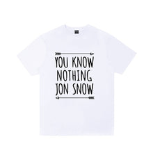 Load image into Gallery viewer, 2019 Men's Game Of Thrones T Shirt House Stark Snow Arya NOT TODAY Printed Shirts Women Casual Tee Tops Plus Size Streetwear