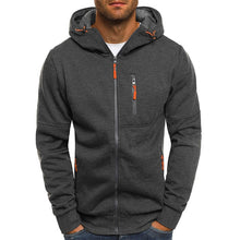 Load image into Gallery viewer, 2019 New Men's Hoodies  Casual Sports Design Spring and Autumn Winter Long-sleeved Cardigan Hooded Men's Hoodie