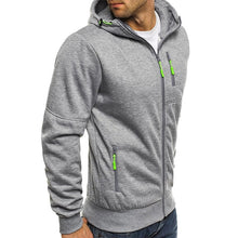 Load image into Gallery viewer, 2019 New Men's Hoodies  Casual Sports Design Spring and Autumn Winter Long-sleeved Cardigan Hooded Men's Hoodie