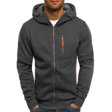 Load image into Gallery viewer, 2019 New Men's Hoodies  Casual Sports Design Spring and Autumn Winter Long-sleeved Cardigan Hooded Men's Hoodie