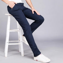 Load image into Gallery viewer, 2019 New Spring Summer Casual Wear Pants Men Cotton Slim Fit Chinos Fashion Trousers Male Brand Clothing Plus Size 9 Colour