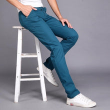 Load image into Gallery viewer, 2019 New Spring Summer Casual Wear Pants Men Cotton Slim Fit Chinos Fashion Trousers Male Brand Clothing Plus Size 9 Colour